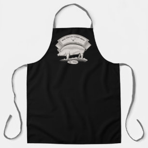 Personalize Hog Meat Butcher Gift Apron