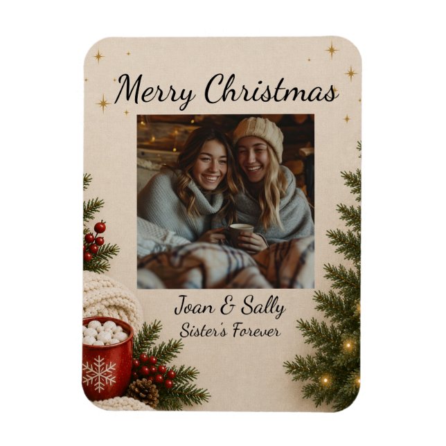 Personalize Holiday  Magnet (Vertical)