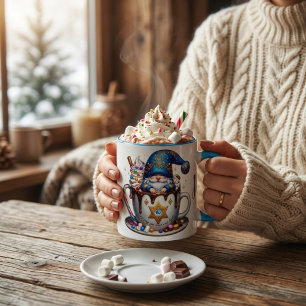 Personalize Hot Cocoa Two-Tone Coffee Mug