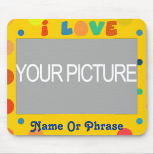 Personalize - I Love Mouse Pad