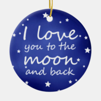 Personalize I love you ornament add names message