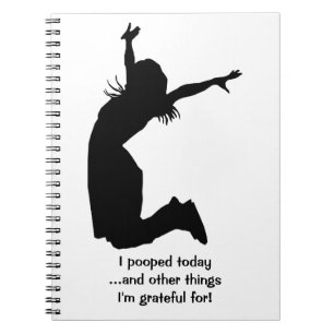 Personalize I Pooped Today with a Name Unique Gift Notebook