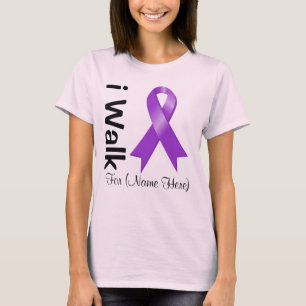 Personalize I Walk Alzheimer's Disease T-Shirt