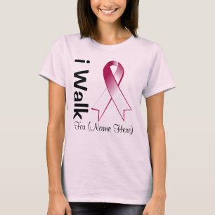 Personalize I Walk For Head and Neck Cancer T-Shirt