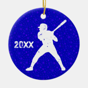 Personalize it, Baseball Ceramic Ornament