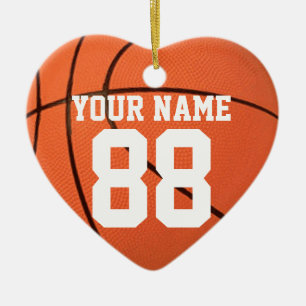 Personalize It, Basketball Ceramic Ornament