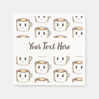 Personalize It! Coffee Themed Napkins