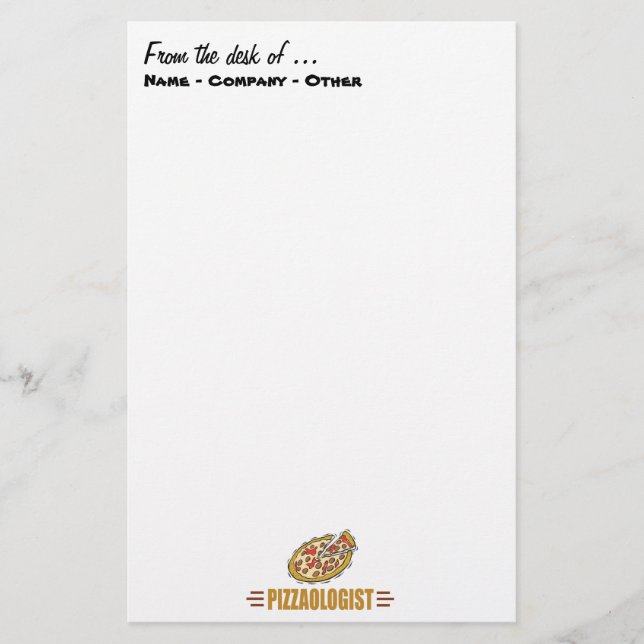 Personalize It! Funny Pizza Love Pizzaologist (Front)
