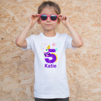 Personalize It! Girls Monster Eyes #5 Birthday 