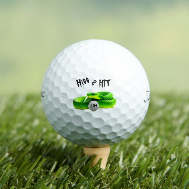 Personalize It - Hissing Snake Golf Balls (Insitu Tee)
