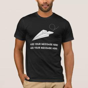 Personalize It, Paper Airplane T-Shirt