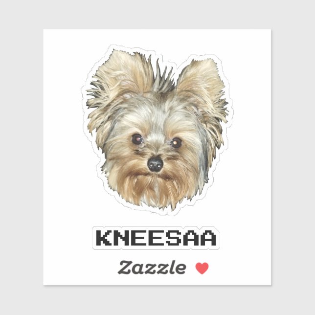 Personalize It! Pet Head Photo & Name (Sheet)