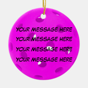 Personalize it, Pickleball Ceramic Ornament