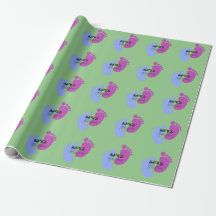 Personalize it Unisex Baby Feet Flat Icon