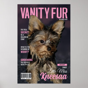 Personalize It! VF Girly Pink Mag Cover Poster