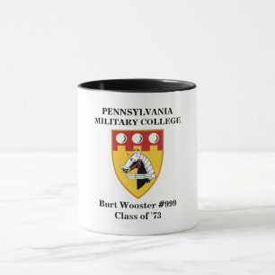 PERSONALIZE IT - WHITE PMC SEAL Mug with BLK Trim