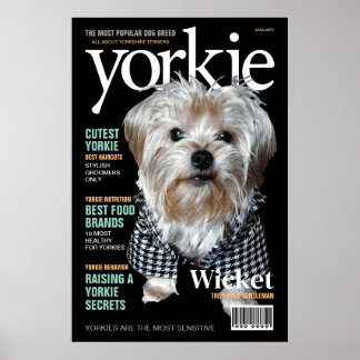 Personalize It! Yorkie Mag Poster