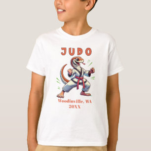 Personalize Judo Practitioner Location Date Name T-Shirt