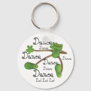 Personalize Key Chain Keychain - Dancing Frog
