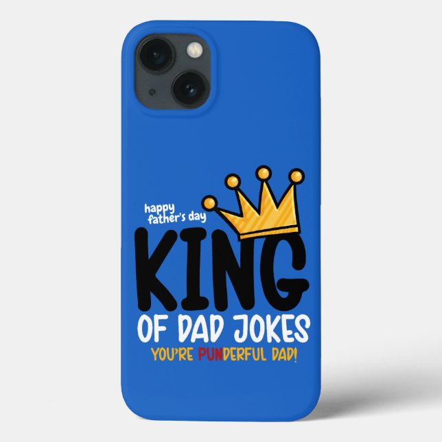 Personalize King of Dad Jokes Case-Mate iPhone Case (Back)