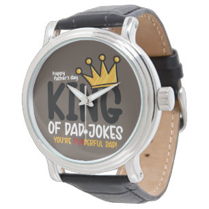 Personalize King of Dad Jokes Watch