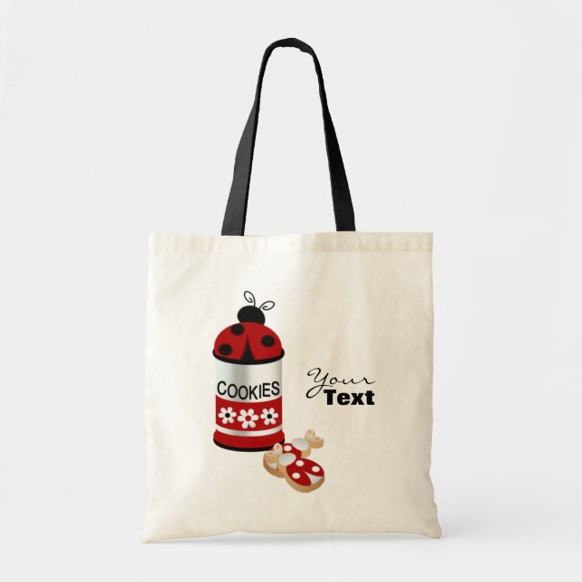 Personalize Ladybug Tote Bag (Front)