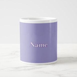 Personalize Lavender Personalize With Name Large Coffee Mug