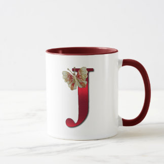 PERSONALIZE LETTER NAME MUG
