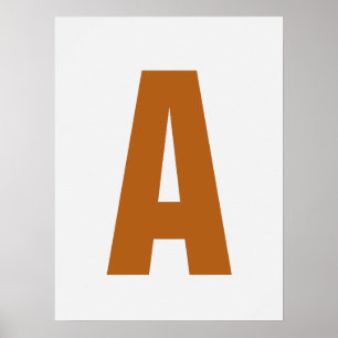 Personalize Letter Wall Art Modern Cozy Home Decor