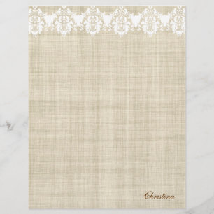 Personalize Linen & Lace Pretty Flyer