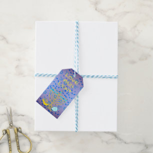 Personalize LOVE AND LIGHT Hanukkah Gift Tags