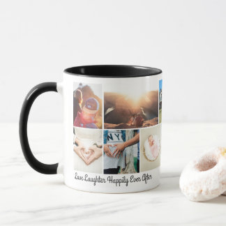 Personalize Love Laughter Happily Ever After Mug