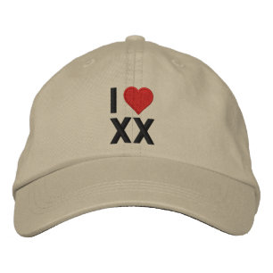 Personalize Love with your 2 letter monogram! Embroidered Hat