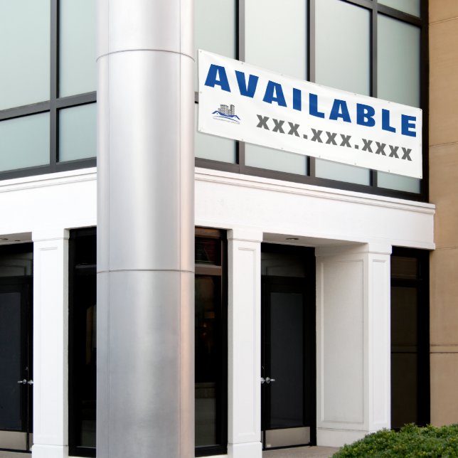 Personalize Mall Space Available Strip Mall Large  Banner (Outside Building)