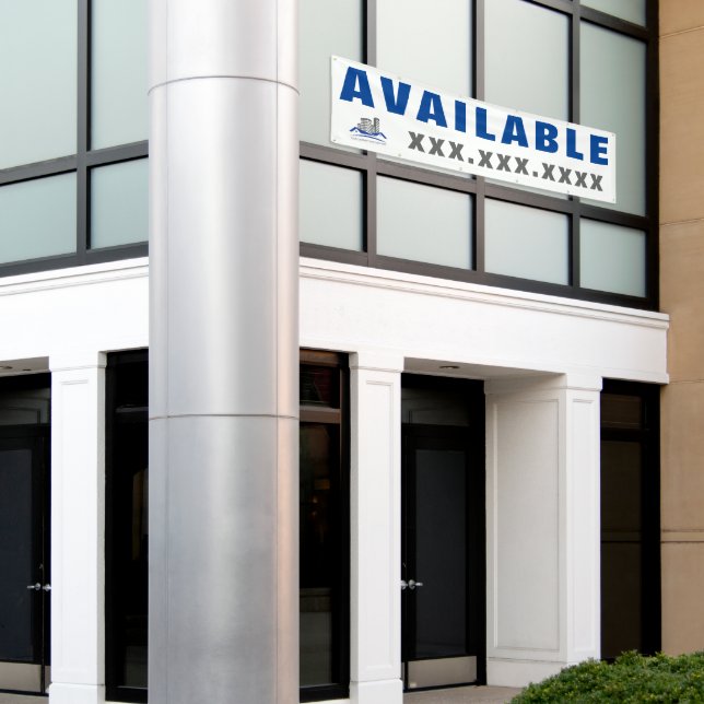 Personalize Mall Space Available Strip Mall Large Banner (Outside Building)