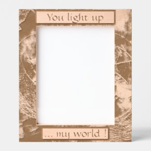 "Personalize Me" (8" x 10")  Etched Frames