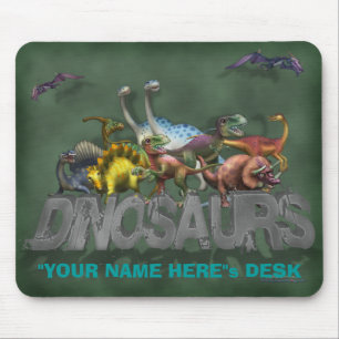 "Personalize Me!" Dinosaurs Mouse Pad