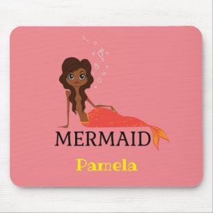 Personalize Mermaid Design Mouse Pad