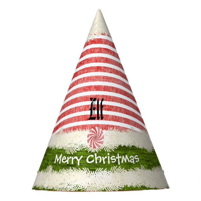 Personalize:  Merry Christmas Elf Costume Hat (Front)