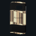 Personalize Metallic Gold Design Samsung Galaxy S7 Case<br><div class="desc">iPhone Case in a light faux metallic gold with diy name. 100% Customizable. Ready to Fill in the box(es) or Click on the CUSTOMIZE button to add, move, delete, resize or change any of the font or graphics. Made with high resolution vector and/or digital graphics for a professional print. NOTE:...</div>