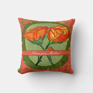 Personalize Modern Beautiful Mother’s Day  Throw Pillow