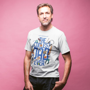 Personalize Modern The Coolest Dad Ever T-Shirt