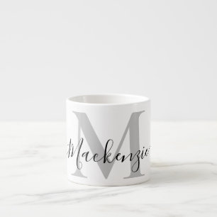 Personalize Monogram Initial Name Espresso Cup