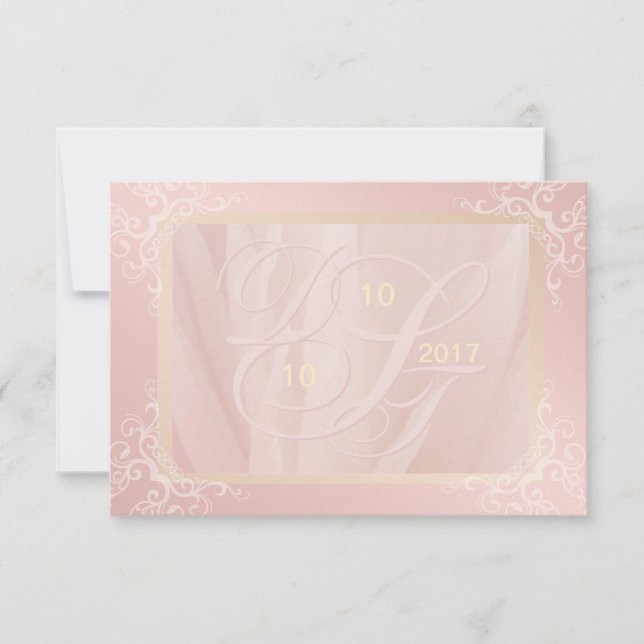Personalize Monogram RSVP Card (Front)