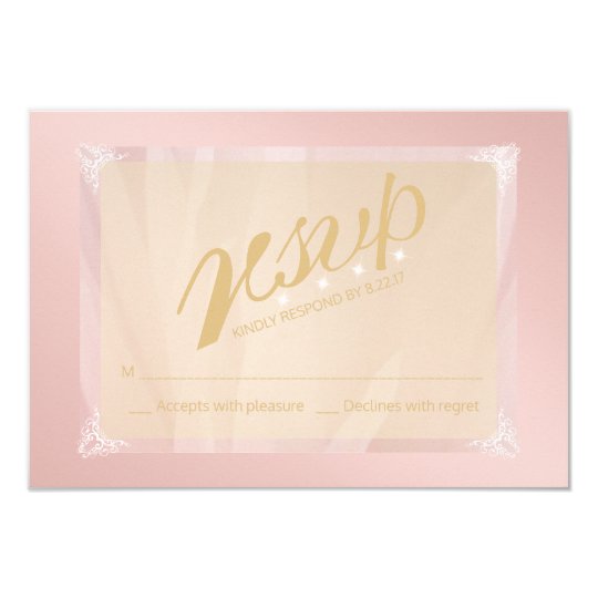 Personalize Monogram RSVP Card