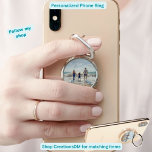 Personalize Mother's Day Father's Day or Birthday  Phone Ring Stand<br><div class="desc">Personalize Mother's Day, Father's Day, Grandparents or Birthday Gift Phone Ring Stand. Customize the phone ring to make a personalized gift for mom, dad or friends. Adjust the personalized phone ring to any angle you need to hold or stand your cell phone up for easy viewing. Add your favourite photo...</div>