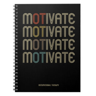 Personalize Motivate Occupational Therapy Notebook