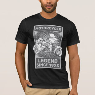 Personalize Motorcycle Trike Custom Biker Legend T-Shirt