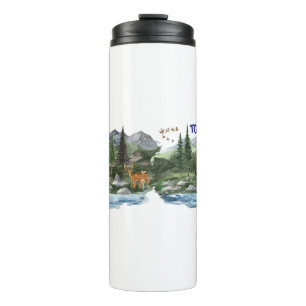 Personalize Mountain High Wildlife Thermal Tumbler