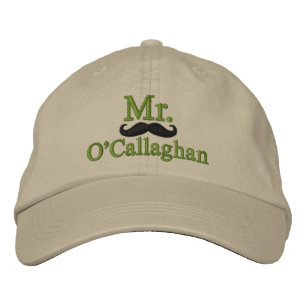 Personalize Mr & Mrs Embroidery Embroidered Cap
